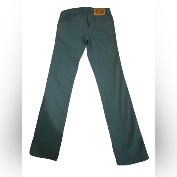 Volcom youth slim straight skater jeans size 26 or juniors size 1 teal blue NWOT - Picture 5 of 10